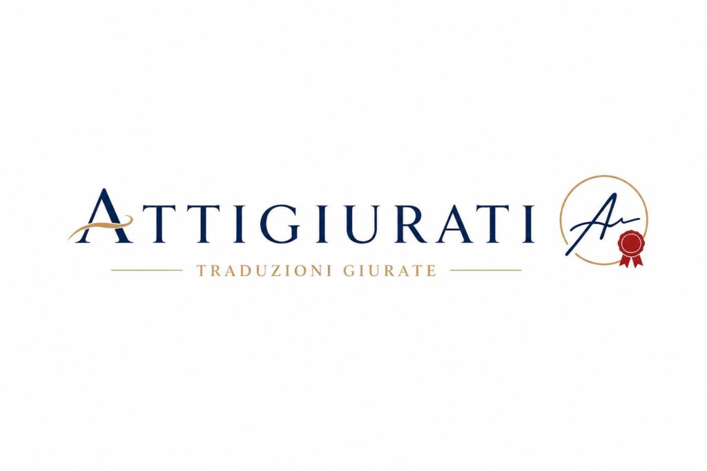 Logo Atti Giurati servizi di traduzione giurata asseverata apostille e legalizzazione documenti