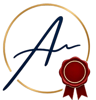 Logo Attigiurati con sigillo notarile rosso per servizi di traduzioni giurate, asseverate e certificate a Milano